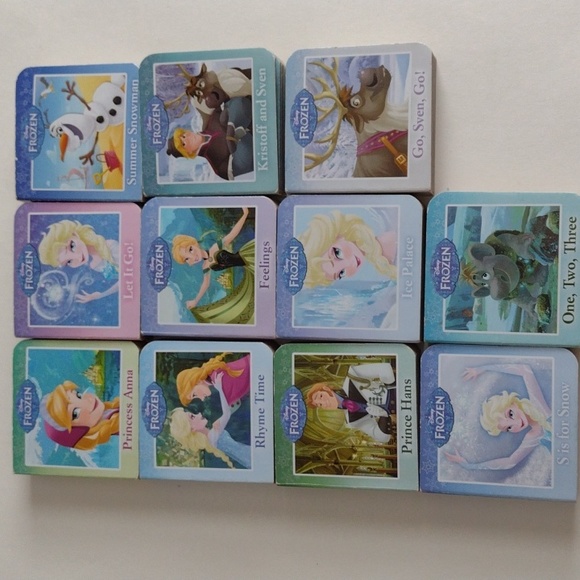 Disney Frozen & Shimmer mini block books two sets - Picture 13 of 16